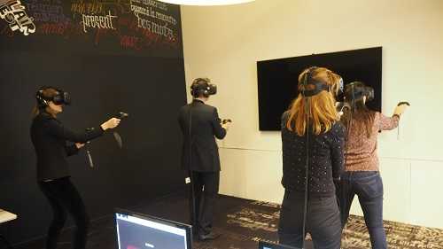 Animation réalité virtuelle - Réalité virtuelle animation événementiel graffiti virtuel